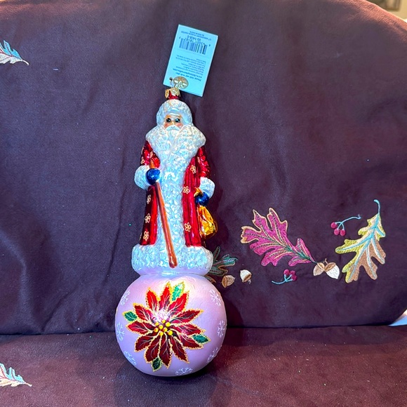 Christopher Radko Other - 🐈‍⬛ Christopher Radko “15th Anniversary Russian Winter Blossom Santa”